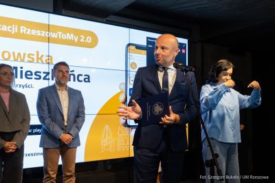 zdjęcie z konferencji pn. Rzeszowska Karta Mieszkańca, fot. Grzegorz Bukała, Urząd Miasta Rzeszowa